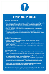 Catering hygiene sign